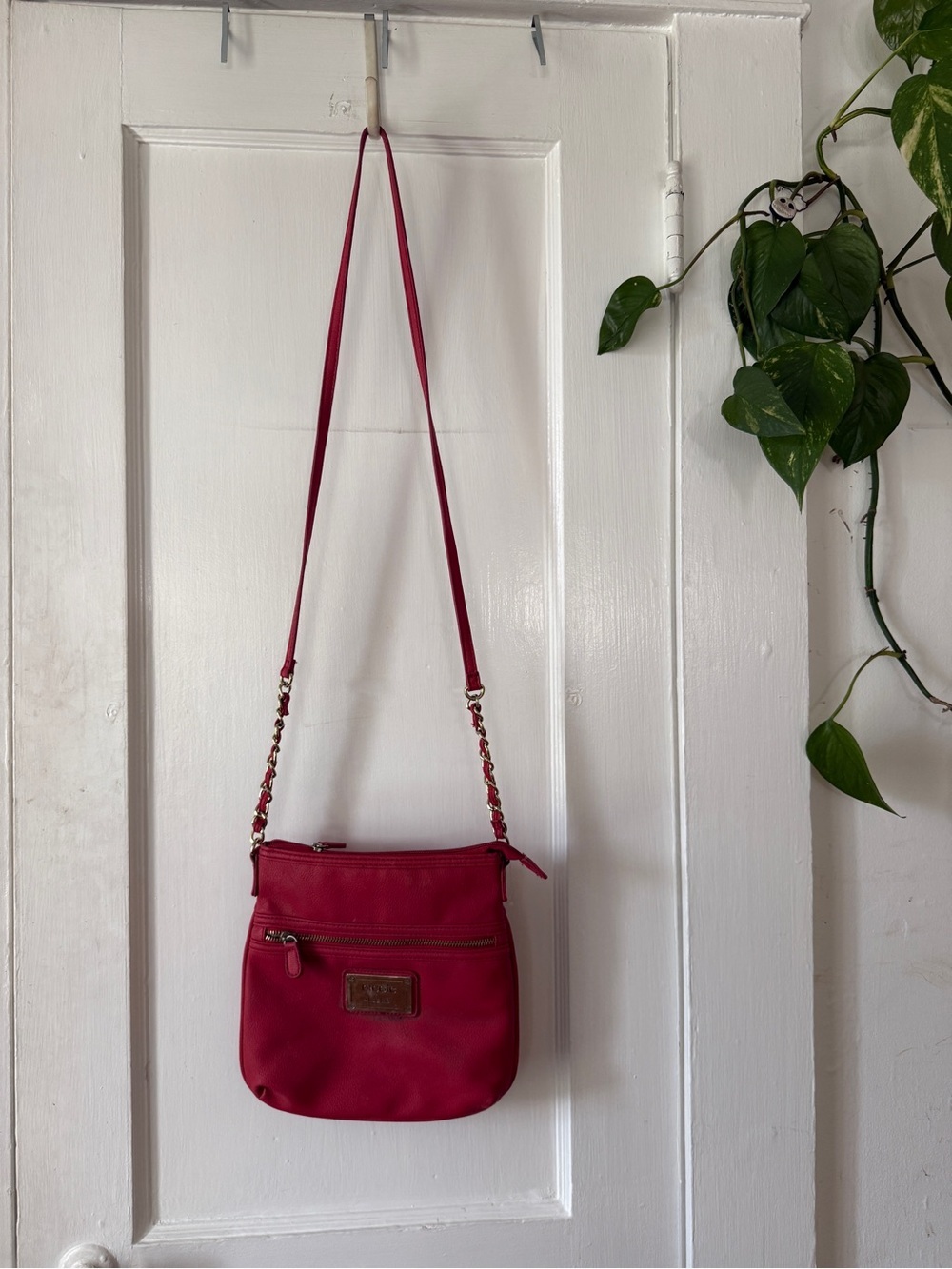 Women's Crossbody Bag in Deep Pink - Sleek Everyday Carry NICOLE MILLER